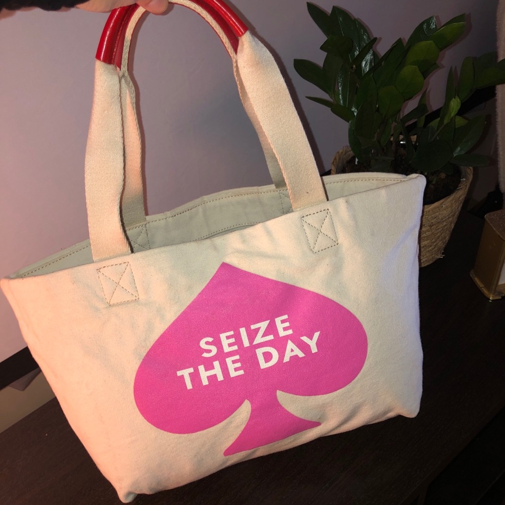 ***FLASH SALE EVERYTHING 1/2 OFF*** Kate Spade Canvas Seize the Day Tote